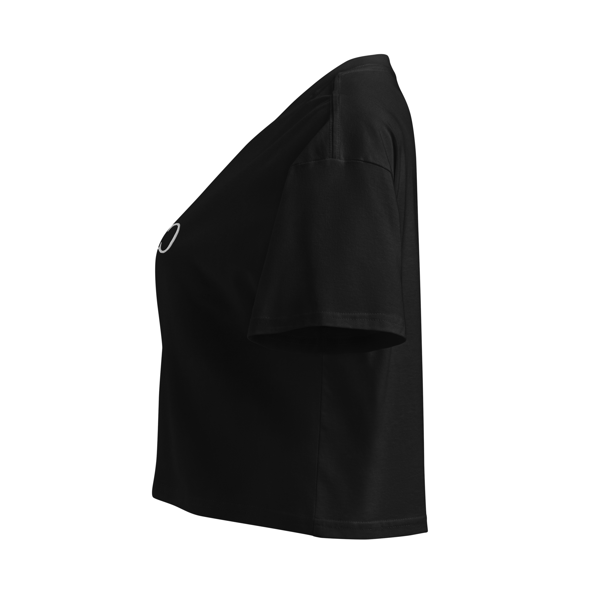 Classic Crop — Black left